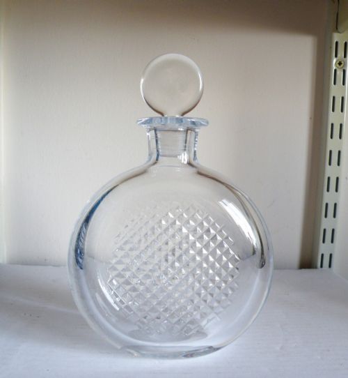 a 1930s glass cognac decanter