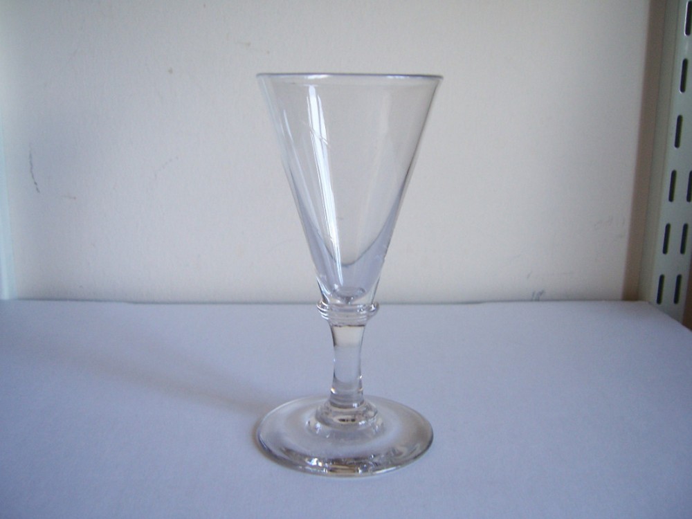 an 18th century ale or wine glass circa 1790