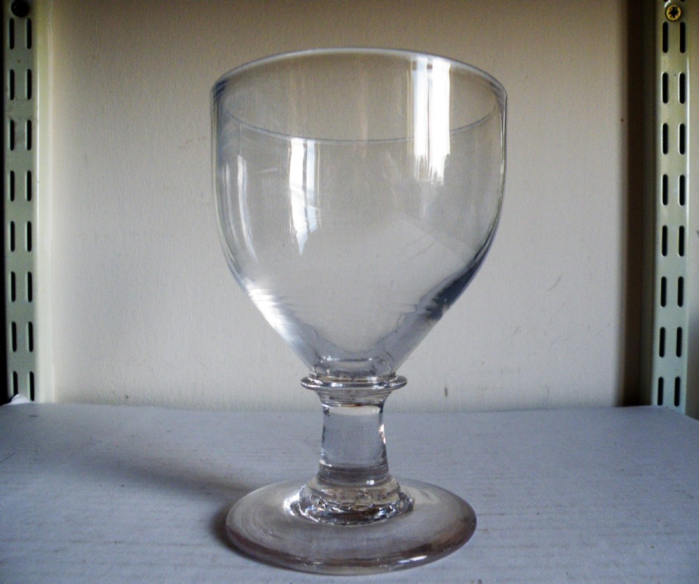 a good 18th century glass rummer circa 1780