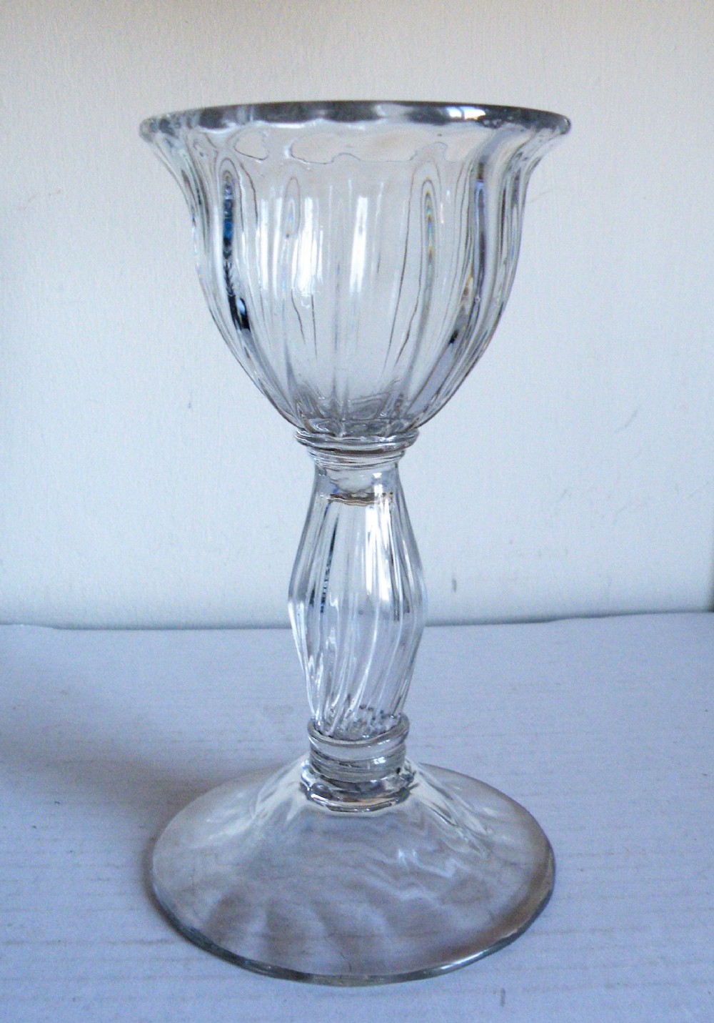 a very good large 18th century sweetmeat glass circa 1750