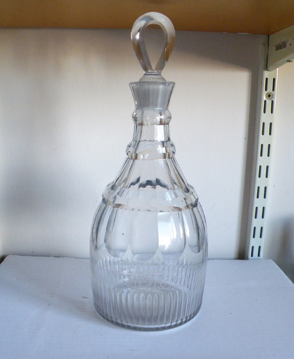 a fine large georgian magnum decanter holds 16 litres circa 1800