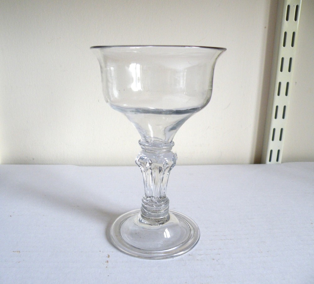a nice 18th century sweetmeat glass
